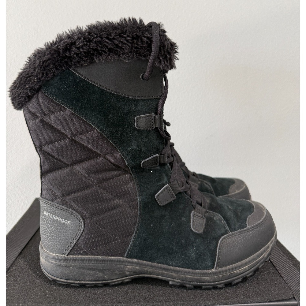 Columbia Womens Ice Maiden ll Snow Boots Size 9.5 Black